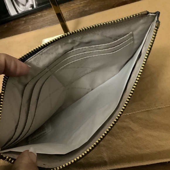 Michael Kors Navy Blue Clutch - Picture 4 of 4